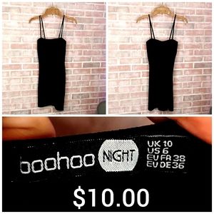 Boohoo Night Little Black Dress